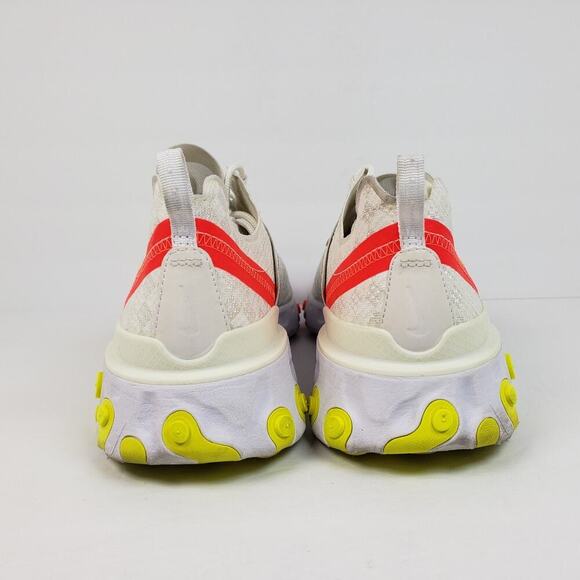 Nike React Element 55 Mens Size 13 White Crimson Volt Athletic Sneaker Shoes main image 7